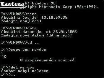 Textov reim MS-DOSu